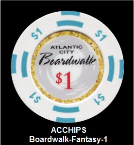$1 hilton obsolete casino chip atlantic city new jersey 